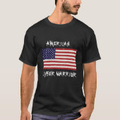 Amerikaanse cyberstrijder t-shirt (Voorkant)