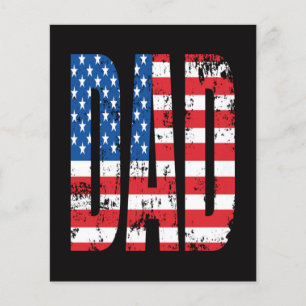amerikaanse dad vlag flyer