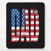 amerikaanse dad vlag muismat (Voorkant)