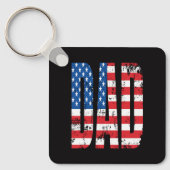 amerikaanse dad vlag sleutelhanger (Voorkant)