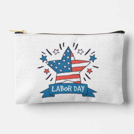 Amerikaanse Dag van de Arbeid Creatieve Illustrati Etui