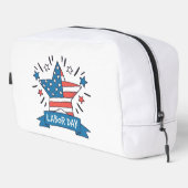Amerikaanse Dag van de Arbeid Creatieve Illustrati Toilettasje (Rechterhoek)