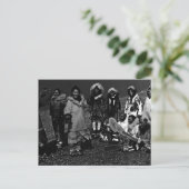 Amerikaanse dansers Alaska Eskimo Briefkaart (Staand voorkant)