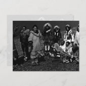 Amerikaanse dansers Alaska Eskimo Briefkaart (Voorkant / Achterkant)