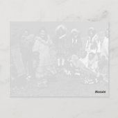 Amerikaanse dansers Alaska Eskimo Briefkaart (Achterkant)