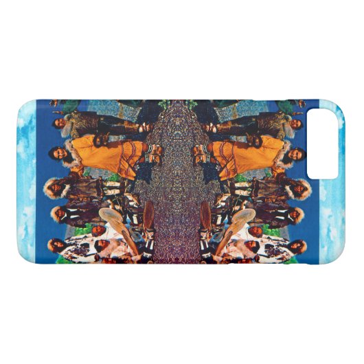  Amerikaanse dansers Alaska Eskimo Case-Mate iPhone Case (Achterkant (Horizontaal))