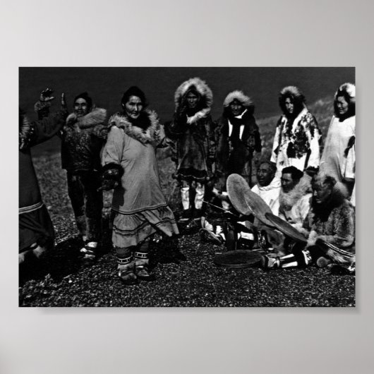 Amerikaanse dansers Alaska Eskimo Poster (Voorkant)