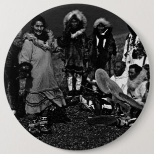 Amerikaanse dansers Alaska Eskimo Ronde Button 6,0 Cm