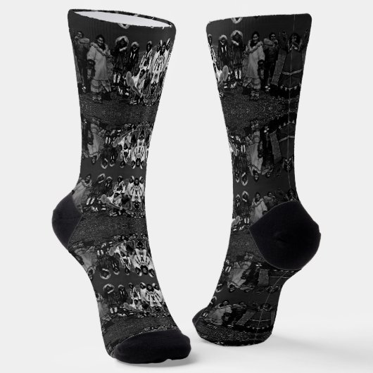  Amerikaanse dansers Alaska Eskimo Sokken (Gebogen)