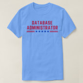 Amerikaanse databasebeheerder t-shirt (Design voorkant)
