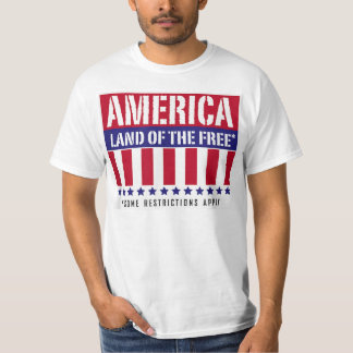 Amerikaanse deelstaat De Freorische beperkingen zi T-shirt