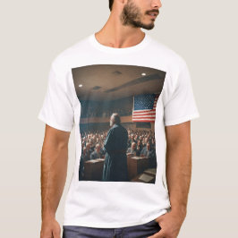 Amerikaanse democratie in actie: iconische getuige t-shirt