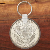 Amerikaanse Detectorist Classic Button Sleutelhang Sleutelhanger (Voorkant)