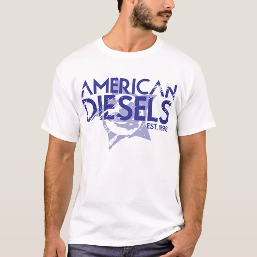 Amerikaanse diesel t-shirt (Voorkant)