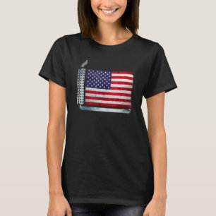 Amerikaanse Diesel Vlag Amerikaanse Vlag 4th van J T-shirt