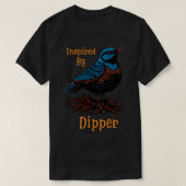 Amerikaanse dipper vogel t-shirt (Design voorkant)