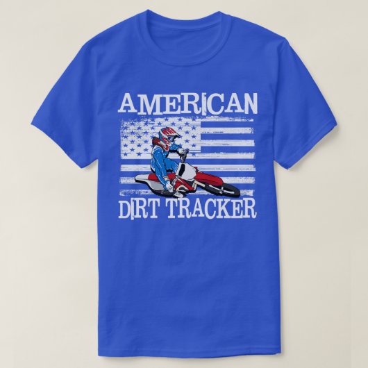 Amerikaanse Dirt Tracker T-shirt (Design voorkant)
