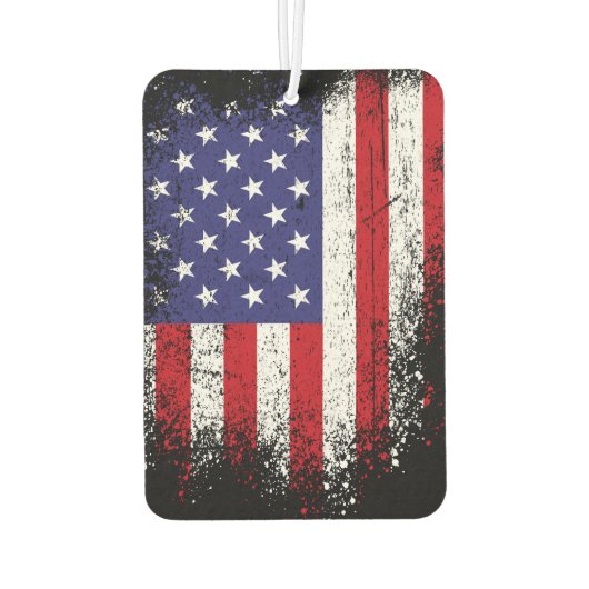 Amerikaanse Distressed Flag - Verenigde Staten Luchtverfrisser (Achterkant)