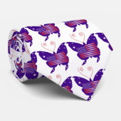 Amerikaanse diva Butterfly Stropdas (Opgerold)