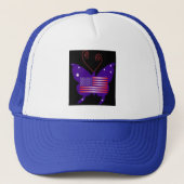Amerikaanse diva Butterfly Trucker Pet (Voorkant)