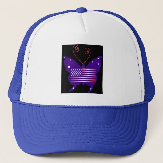 Amerikaanse diva Butterfly Trucker Pet (Voorkant)
