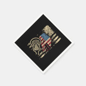 Amerikaanse divisie Amerikaanse lacrosse speler Servet (Hoek)