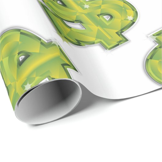 Amerikaanse dollar cadeaupapier (Rol Hoek)