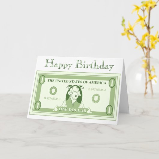 Amerikaanse dollar kaart (Gele Bloem)