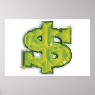 Amerikaanse dollar poster