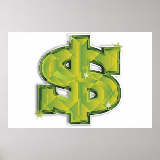 Amerikaanse dollar poster (Voorkant)