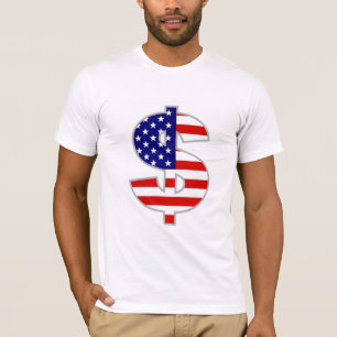 Amerikaanse dollar t-shirt