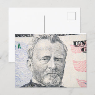 Amerikaanse dollars briefkaart