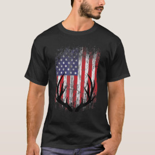 Amerikaanse dominee Hunter Patriotic USA vlag voor T-shirt