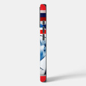 Amerikaanse Donald Trump 2024 Vlag Case-Mate iPhone Case (Achterkant / Links)
