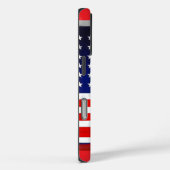 Amerikaanse Donald Trump 2024 Vlag Case-Mate iPhone Case (Achterkant / Rechts)