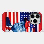 Amerikaanse Donald Trump 2024 Vlag Case-Mate iPhone Case (Achterkant (horizontaal))