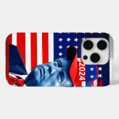 Amerikaanse Donald Trump 2024 Vlag Case-Mate iPhone Case (Achterkant (horizontaal))