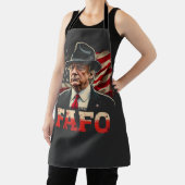 Amerikaanse Donald Trump FAFO USA Vlag Patriottisc Schort (Insitu)