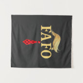 Amerikaanse Donald Trump FAFO USA Vlag Patriottisc Wandkleed (Voorkant (horizontaal))