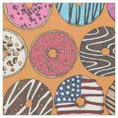 amerikaanse donuts sinaasappel stof (Close Up)
