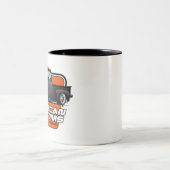 Amerikaanse douane F100 Tweekleurige Koffiemok (Center)