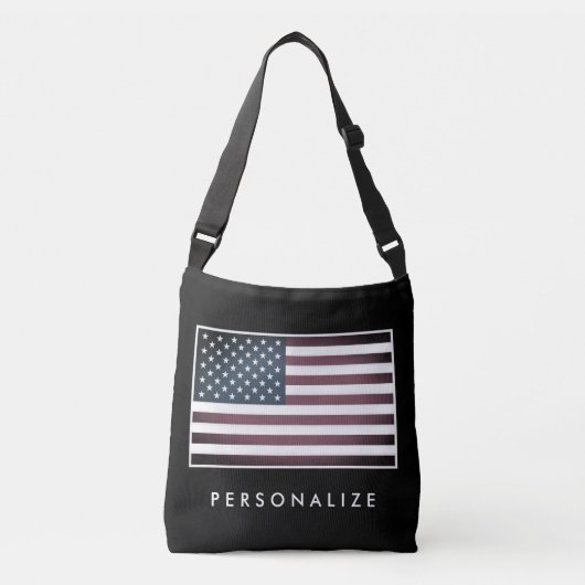 Amerikaanse douane-oversteekplaats Crossbody Tas (Voorkant)