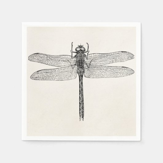  Amerikaanse dragonfly-Sjabloon Servet (Voorkant)