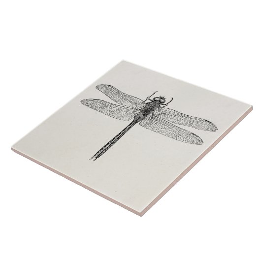  Amerikaanse dragonfly-Sjabloon Tegeltje (Zijkant)