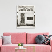 Amerikaanse drankwinkel, 1943 canvas afdruk (Insitu (Woonkamer))