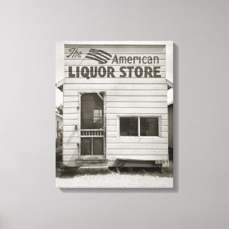 Amerikaanse drankwinkel, 1943 canvas afdruk