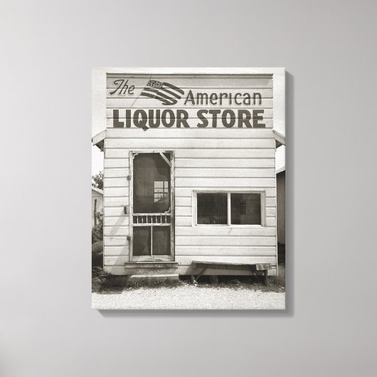 Amerikaanse drankwinkel, 1943 canvas afdruk (Voorkant)