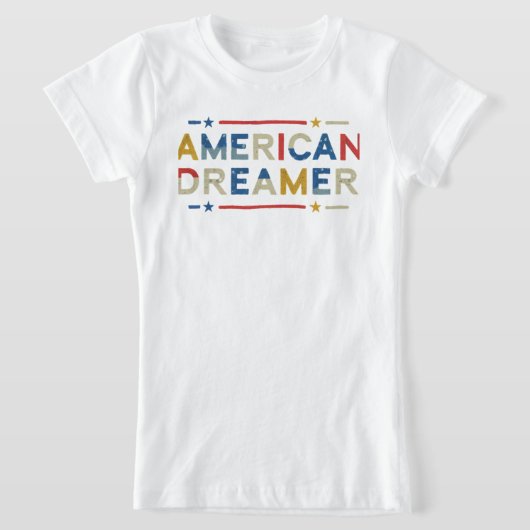 Amerikaanse dromer t-shirt (Laagn)