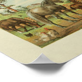 Amerikaanse  drukkerij Hond Poster (Hoek)