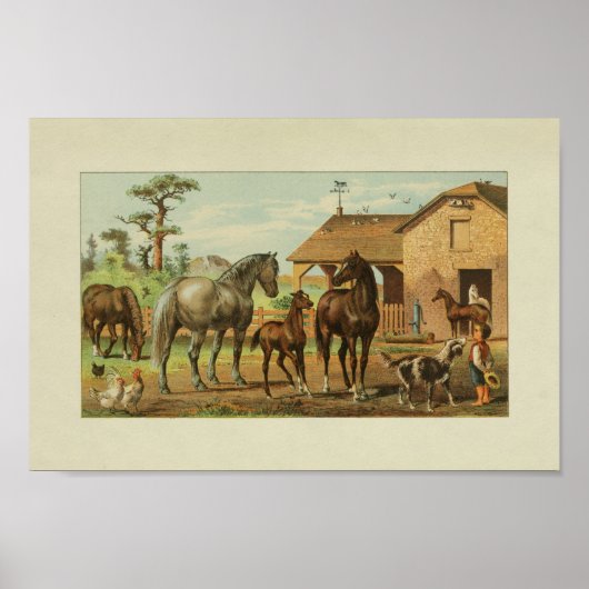 Amerikaanse  drukkerij Hond Poster (Voorkant)